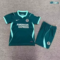 Camiseta Brighton Alternativo 2026/2027 Verde Oscuro Niño Kit
