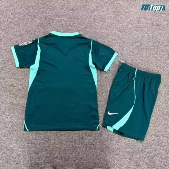 Camiseta Brighton Alternativo 2026/2027 Verde Oscuro Niño Kit