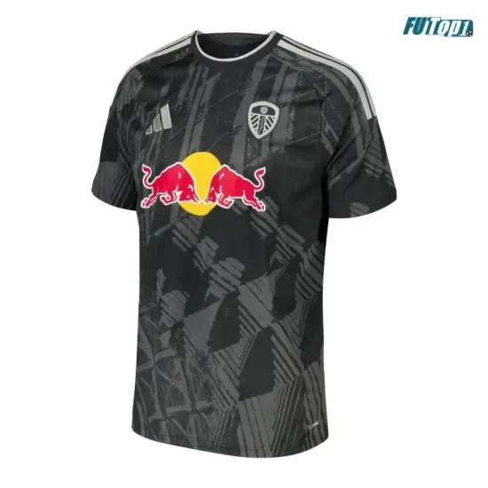 Camiseta Leeds United Alternativo 2026/2027 Negro/Gris