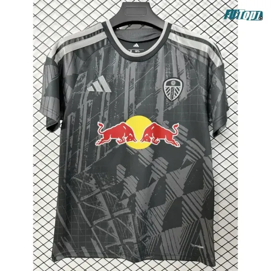 Camiseta Leeds United Alternativo 2026/2027 Negro/Gris