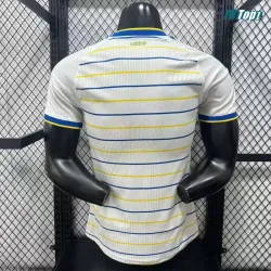 Camiseta Leeds United Local 2026/2027 Versión Jugador Blanco/Amarillo/Azul