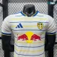 Camiseta Leeds United Local 2026/2027 Versión Jugador Blanco/Amarillo/Azul