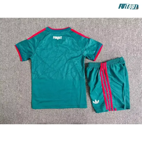 Camiseta Nottingham Forest Visitante 2026/2027 Verde Oscuro Niño Kit