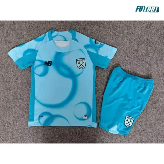 Camiseta West Ham United Alternativo 2026/2027 Azul Niño Kit