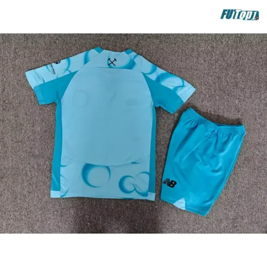Camiseta West Ham United Alternativo 2026/2027 Azul Niño Kit