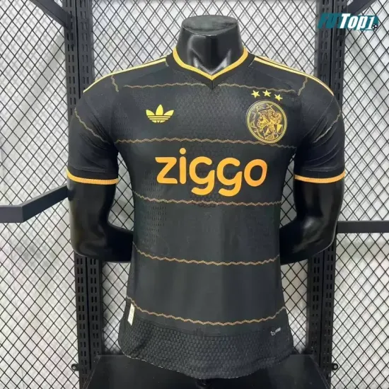 Camiseta Ajax Visitante 2026/2027 Versión Jugador Negro