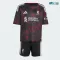 Camiseta Liverpool Alternativo 2026/2027 Negro/Rojo Oscuro Niño Kit