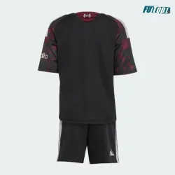 Camiseta Liverpool Alternativo 2026/2027 Negro/Rojo Oscuro Niño Kit