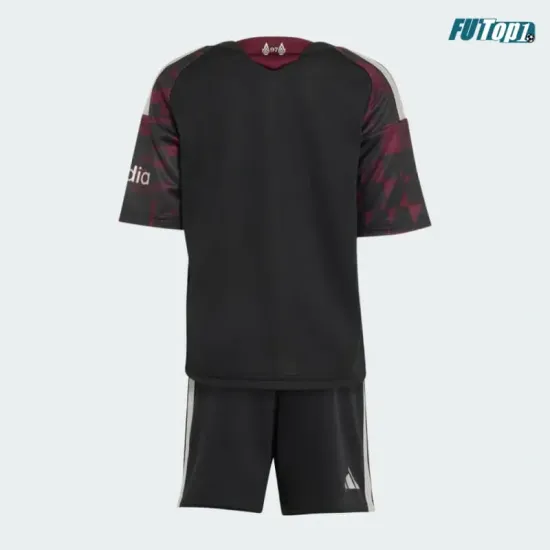 Camiseta Liverpool Alternativo 2026/2027 Negro/Rojo Oscuro Niño Kit