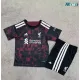 Camiseta Liverpool Alternativo 2026/2027 Negro/Rojo Oscuro Niño Kit