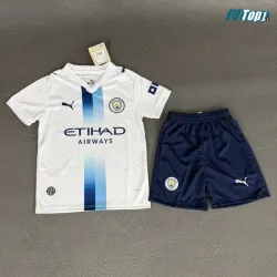 Camiseta Manchester City Alternativo 2026/2027 Blanco Niño Kit