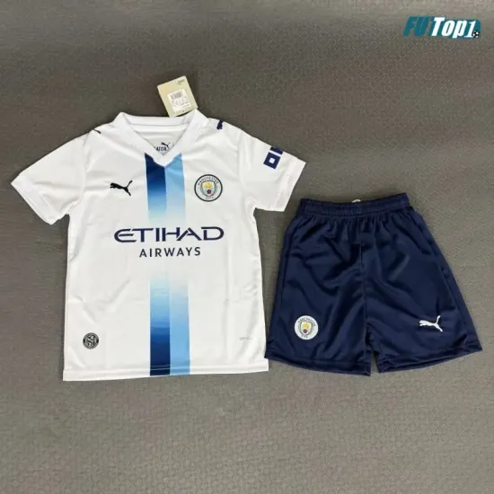 Camiseta Manchester City Alternativo 2026/2027 Blanco Niño Kit