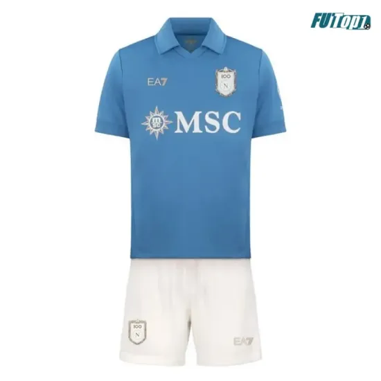 Camiseta Napoli Local 2026/2027 Azul Niño Kit