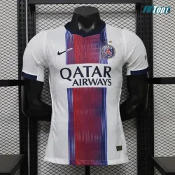 Camiseta PSG Visitante 2026/2027 Versión Jugador Blanco con Dos Estrellas