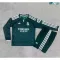 Camiseta Real Madrid Visitante 2026/2027 ML Verde Oscuro Niño Kit con Parche HP