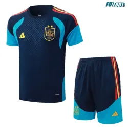 Camiseta de Entrenamiento España 2026 Kit Azul Marino 2 Estrellas