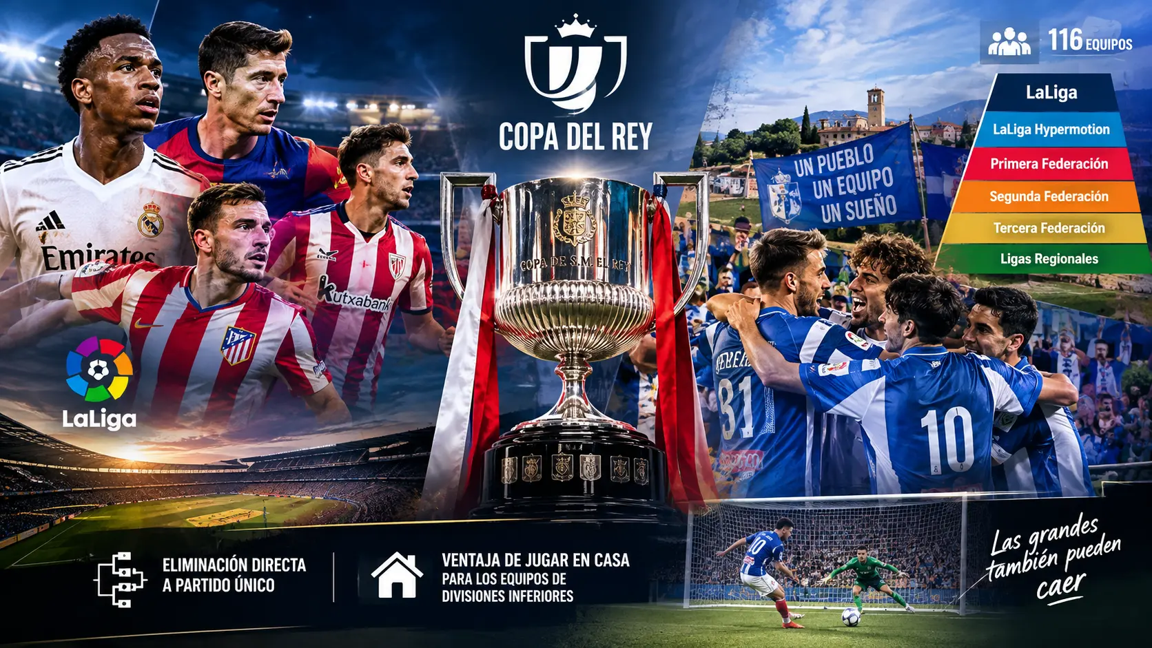 La Copa del Rey como "escenario de competición entre categorías".