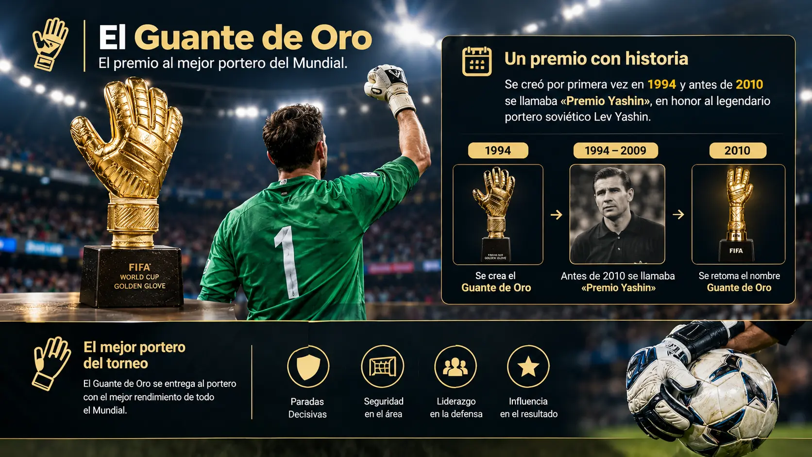 Fecha de creación del Guante de Oro.