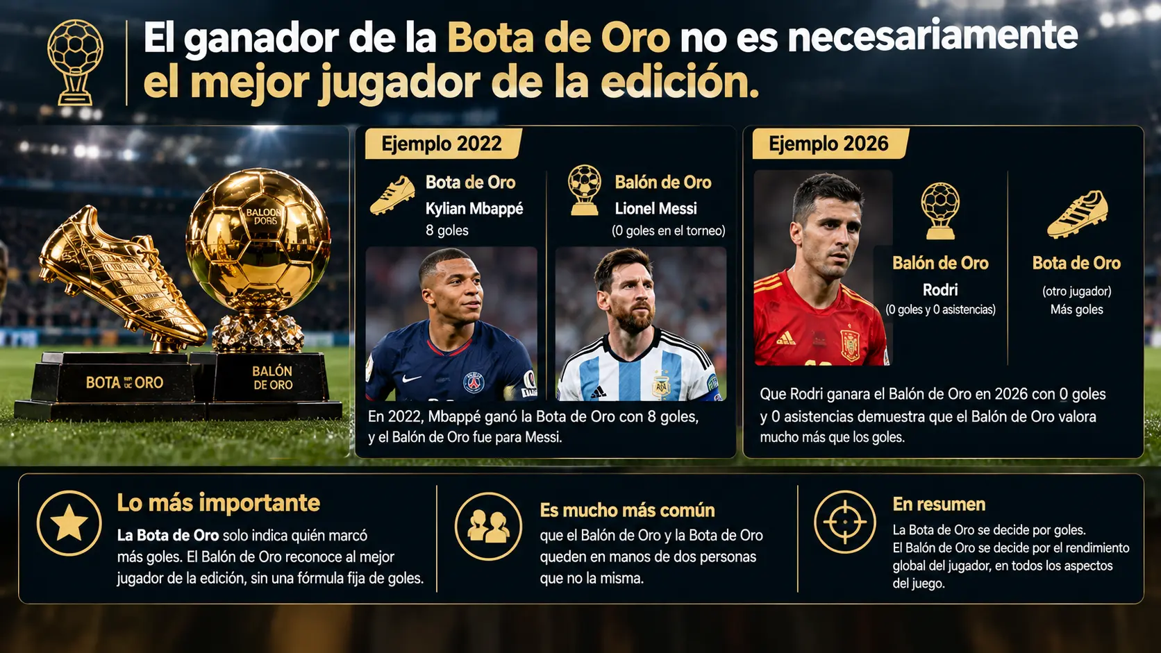 Malentendidos sobre la Bota de Oro.