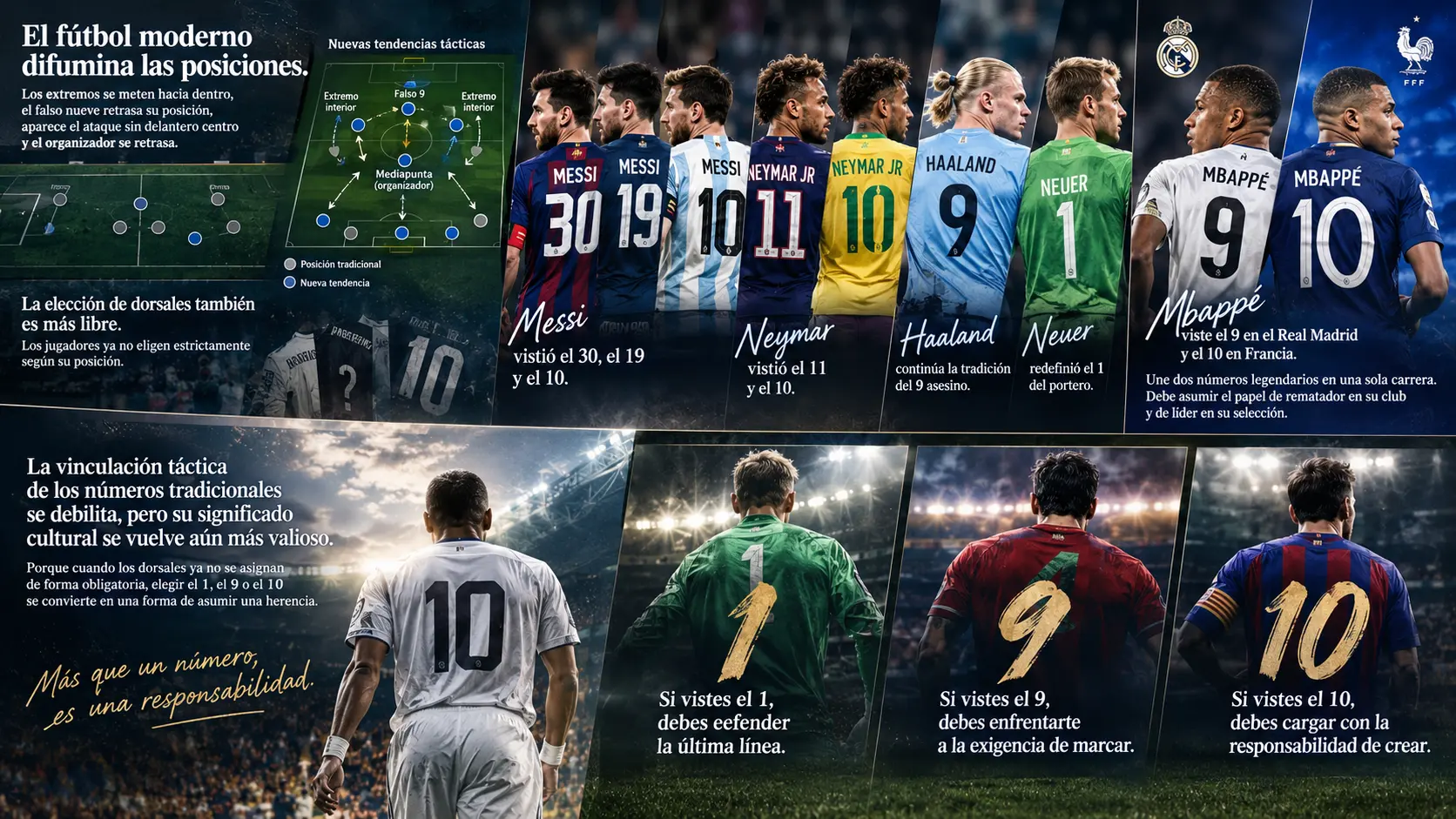 El impacto y la evolución del fútbol moderno.